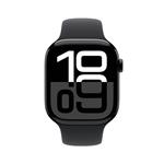 Apple Watch Series 10 GPS + Cellular 42mm Jet Black hliníkové puzdro s čiernym športovým remienkom - S/M (MWX63QC/A)