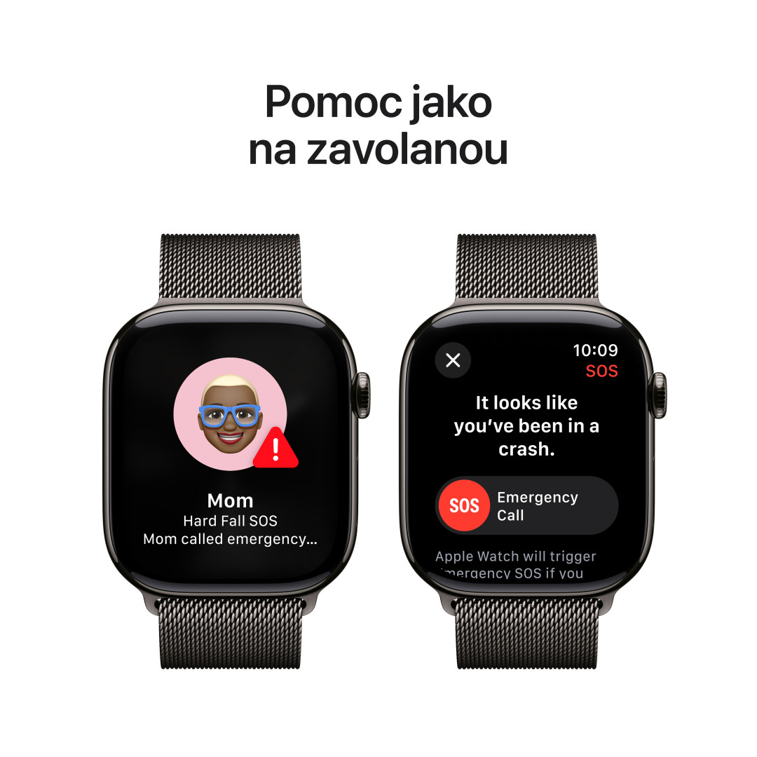 Apple Watch Series 10 GPS + Cellular 42mm Slate Titanium Case with Slate Milanese Loop (MX053QC/A)