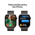 Apple Watch Series 10 GPS + Cellular 46mm Slate Titanium Case with Slate Milanese Loop - S/M (MC7R4QC/A)