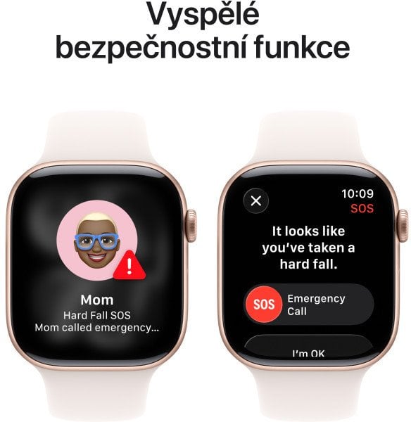 Apple Watch Series 11 GPS 42mm Rose Gold Light Blush Sport Band - S/M