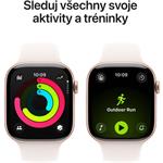 Apple Watch Series 11 GPS + Cellular 42mm ružovo zlatý remienok - S/M