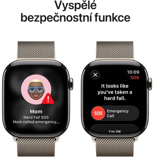 Apple Watch Series 11 GPS + Cellular 42mm Titánové puzdro Milanese Loop