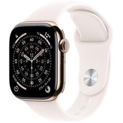 Apple Watch Series 11 GPS + Cellular 42mm zlatý titánový remienok - S/M