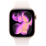 Apple Watch Series 11 GPS + Cellular 46 mm ružovo zlaté, športový remienok - M/L