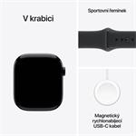 Apple Watch Series 11 GPS + Cellular 46mm Aluminium Case Black Band - M/L