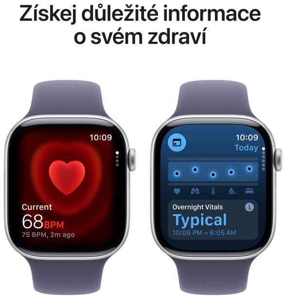 Apple Watch Series 11 GPS + Cellular 46mm Aluminium Case Purple Band - M/L