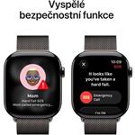 Apple Watch Series 11 GPS + Cellular 46mm Titanium + Milanese Loop - S/M