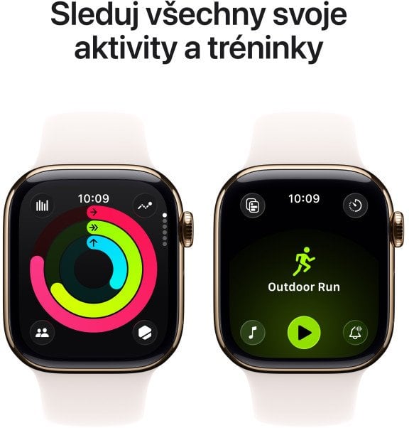 Apple Watch Series 11 GPS + Cellular 46mm zlatý titánový + športový remienok - M/L