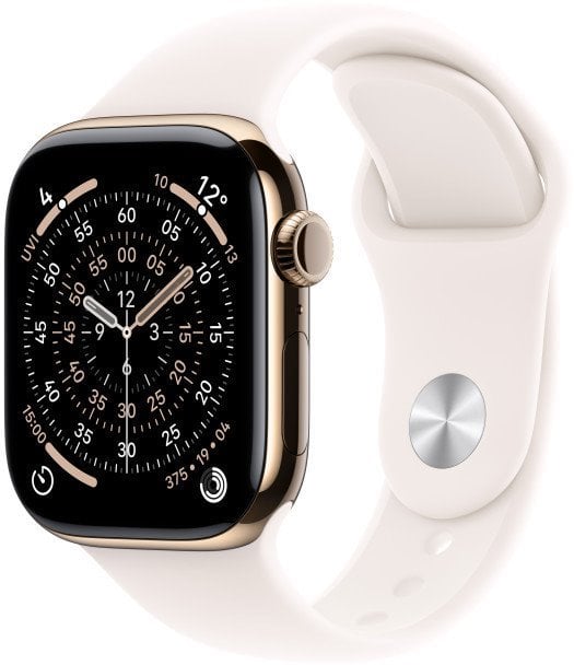 Apple Watch Series 11 GPS + Cellular 46mm zlatý titánový + športový remienok - M/L
