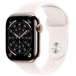 Apple Watch Series 11 GPS + Cellular 46mm zlatý titánový + športový remienok - M/L