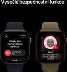 Apple Watch Series 12 GPS 42mm Space Grey Aluminium Case with Navy Blue Sport Band - S/M