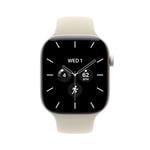 Apple Watch Series 12 GPS + Cellular 46 mm, perleťovo biele keramické puzdro s pieskovým športovým remienkom – M/L