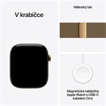 Apple Watch Series 12 GPS + Cellular 46 mm, titánové puzdro v odtieni Radiant Gold s milánskym remienkom v odtieni Radiant Gold – M/L