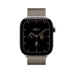 Apple Watch Series 12 GPS + Cellular 46mm Natural Titanium Case with Natural Milanese Loop - M/L