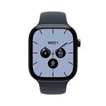 Apple Watch Series 12 GPS + Cellular 46mm Night Blue Ceramic Case with Navy Blue Sport Band - S/M