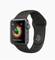 APPLE Watch Series 3 GPS, 38mm Space Grey Aluminium Case with Grey Sport Band