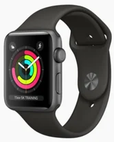 APPLE Watch Series 3 GPS, 42mm Space Grey Aluminium Case with Grey Sport Band