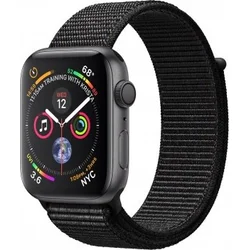 APPLE Watch Series 4 GPS, 40mm Space Grey Aluminium Case with Black Sport Loop