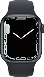 APPLE Watch Series 7 Cellular, 41mm Midnight/Midnight SportBand (mkhq3hc/a)