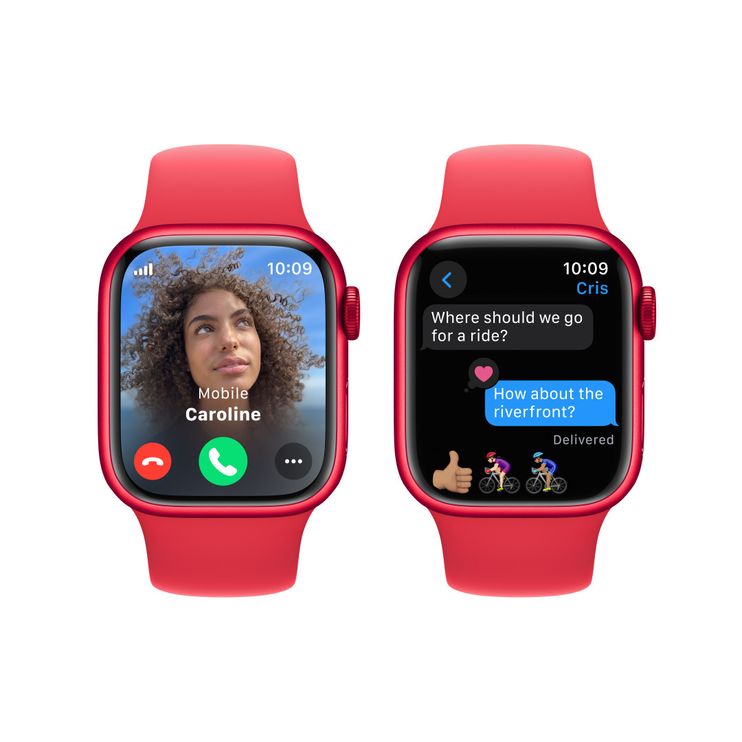 Apple Watch Series 9 41mm Cellular PRODUCT(RED) Červený hliník s PRODUCT(RED) sportovním řemínkem - M/L