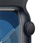 Apple Watch Series 9 41mm Temně inkoustový hliník s temně inkoustovým sportovním řemínkem - M/L