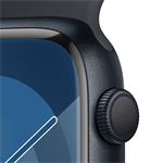 Apple Watch Series 9 45 mm Dark Ink Aluminium so športovým remienkom Dark Ink - S/M