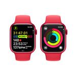 Apple Watch Series 9 45mm PRODUCT(RED) Červený hliník s PRODUCT(RED) sportovním řemínkem - M/L