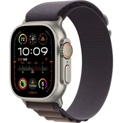 Apple Watch Ultra 2 49mm titanové pouzdro s indigo alpským tahem - Large