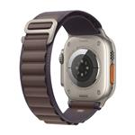 Apple Watch Ultra 2 49mm titanové pouzdro s indigo alpským tahem - Small