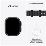 Apple Watch Ultra 2 GPS + Cellular 49 mm čierne titánové puzdro s čiernym oceánskym remienkom (MX4P3CS/A)