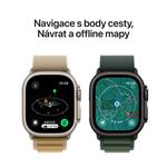 Apple Watch Ultra 2 GPS + Cellular 49 mm puzdro z prírodného titánu s opálenou alpskou slučkou - veľké (MX4H3CS/A)