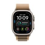 Apple Watch Ultra 4 GPS + Cellular 49 mm, puzdro z prírodného titánu s remienkom Desert Alpine Loop – M
