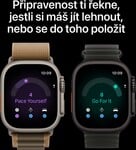 Apple Watch Ultra 4 GPS + Cellular 49mm Black Titanium Case with Burgundy Trail Loop - M/L