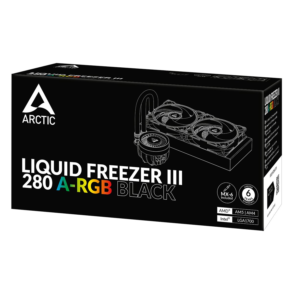 ARCTIC Liquid Freezer III 280 ARGB (Black) (ACFRE00143A) TSBOHEMIA.CZ