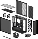 ARCTIC Xtender VG Black (tónované sklo)