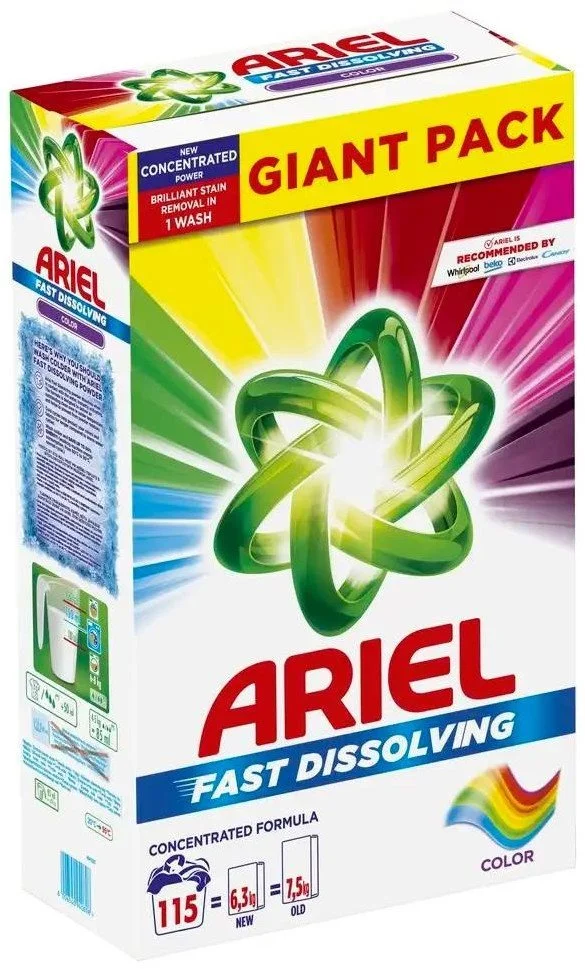 Ariel prací prášok Color, 115 PD