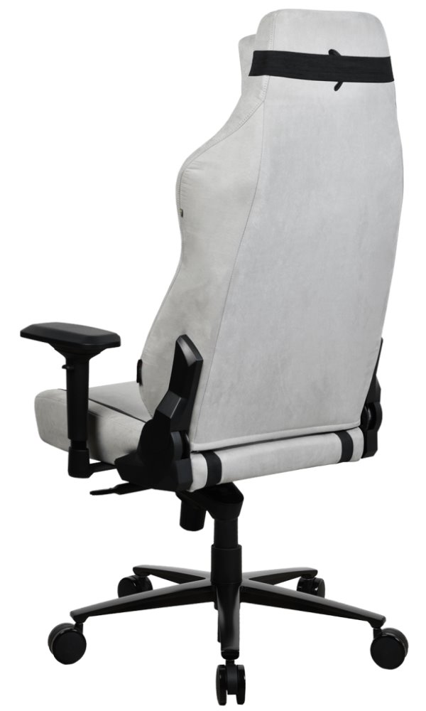 Arozzi VERNAZZA XL Supersoft Light Grey, textilný povrch, svetlo sivá
