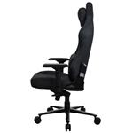 Arozzi VERNAZZA XL Supersoft Pure Black, textilný povrch, čierna