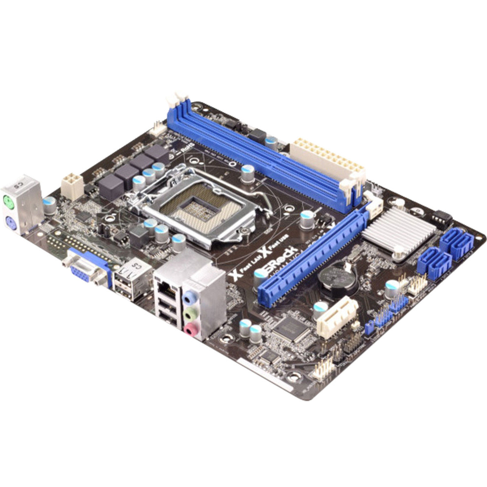 Подключение материнской платы asrock h61m