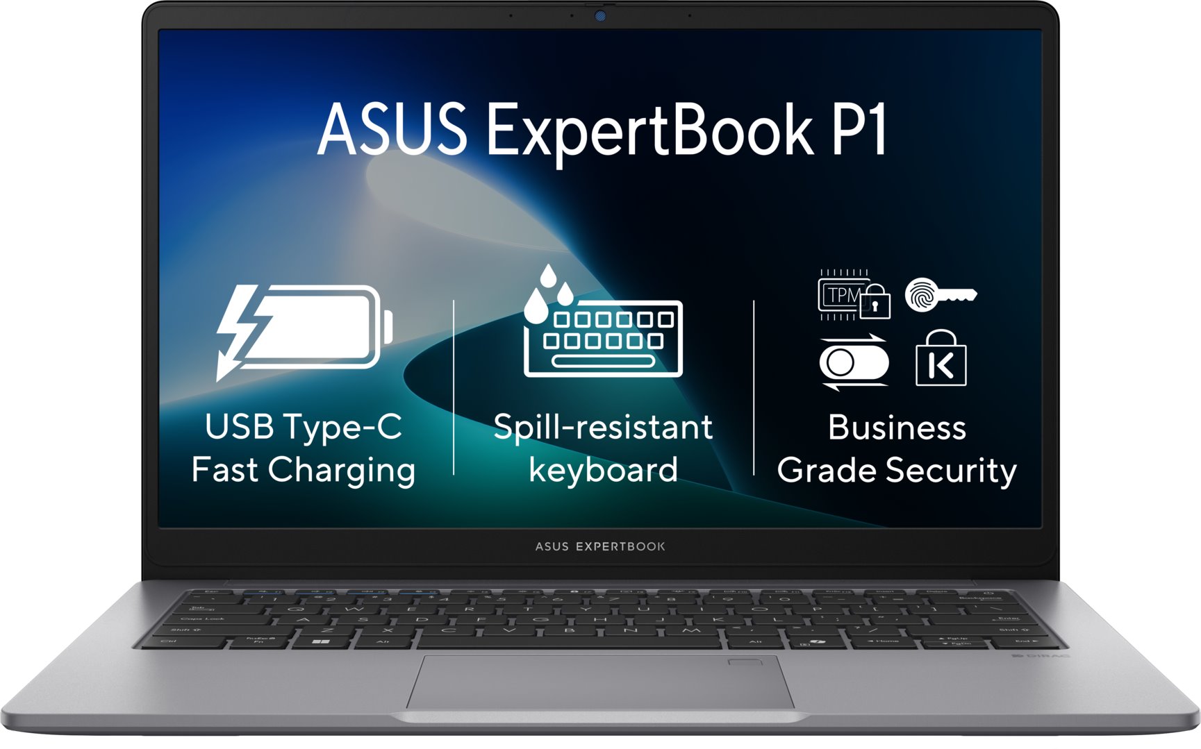 ASUS ExpertBook P1 P1403CVA-S60424X hmlistá sivá
