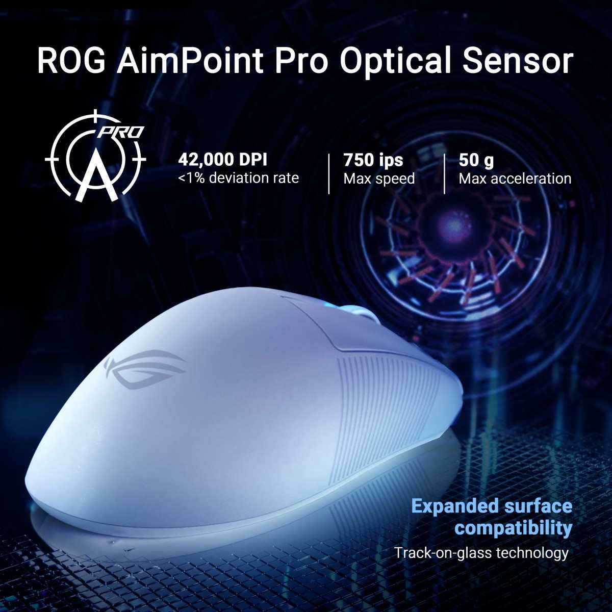 ASUS ROG Keris II Ace, čierna