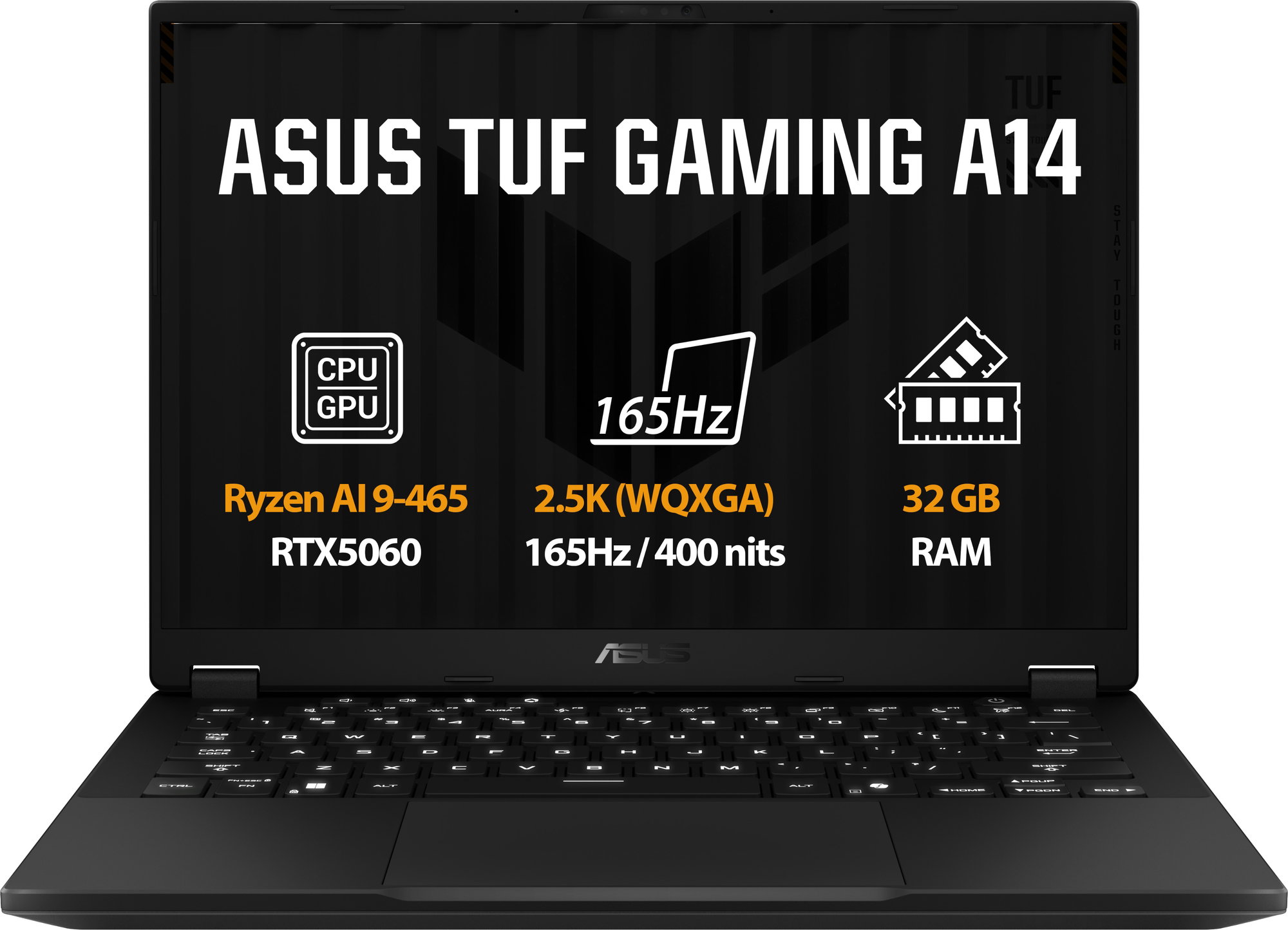 ASUS TUF Gaming A14 FA401GM-RG010Z Jaeger Gray (bez napájacieho adaptéra)