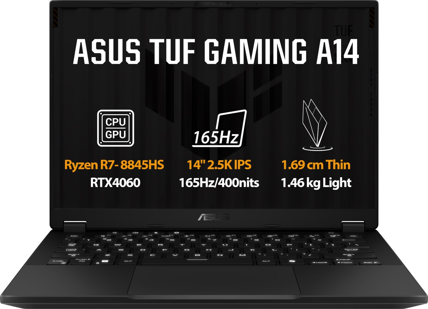 ASUS TUF Gaming A14 FA401UV-RG004W Jaeger Gray kovový