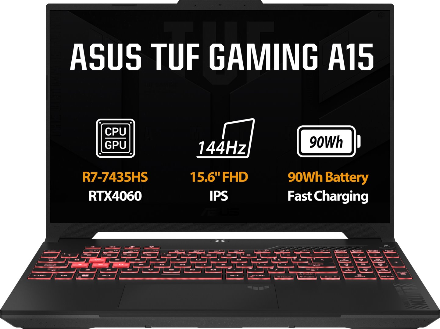 ASUS TUF Gaming A15 FA507NVR-LP148W Mecha Gray Metallic