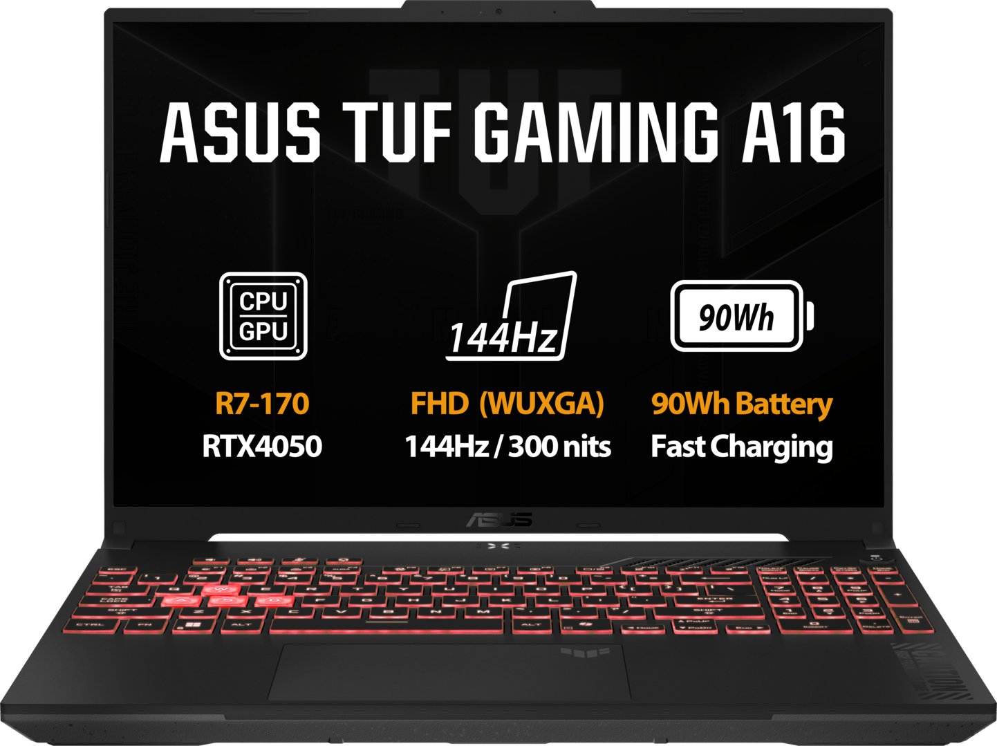 ASUS TUF Gaming A16 FA607NUQ-RL003Z Mecha Gray (bez napájacieho adaptéra)