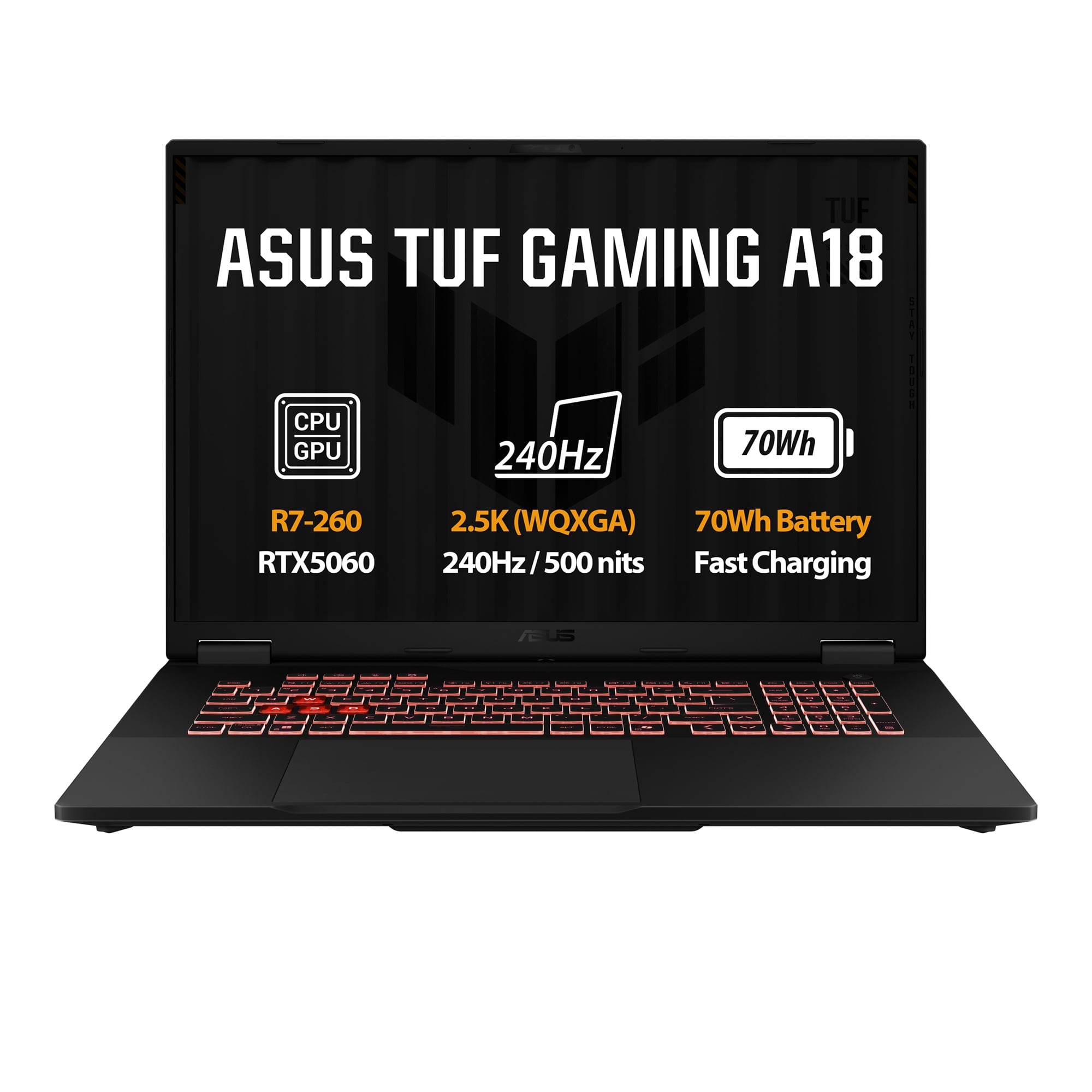 ASUS TUF Gaming A18 FA808UM-S9143Z Jaeger Gray (bez adaptéru)