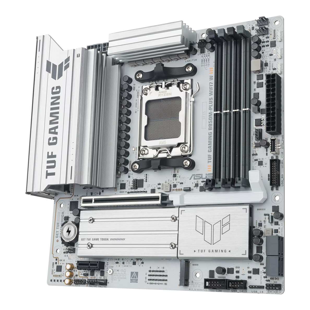 ASUS TUF GAMING B850M-PLUS WIFI7 WHITE