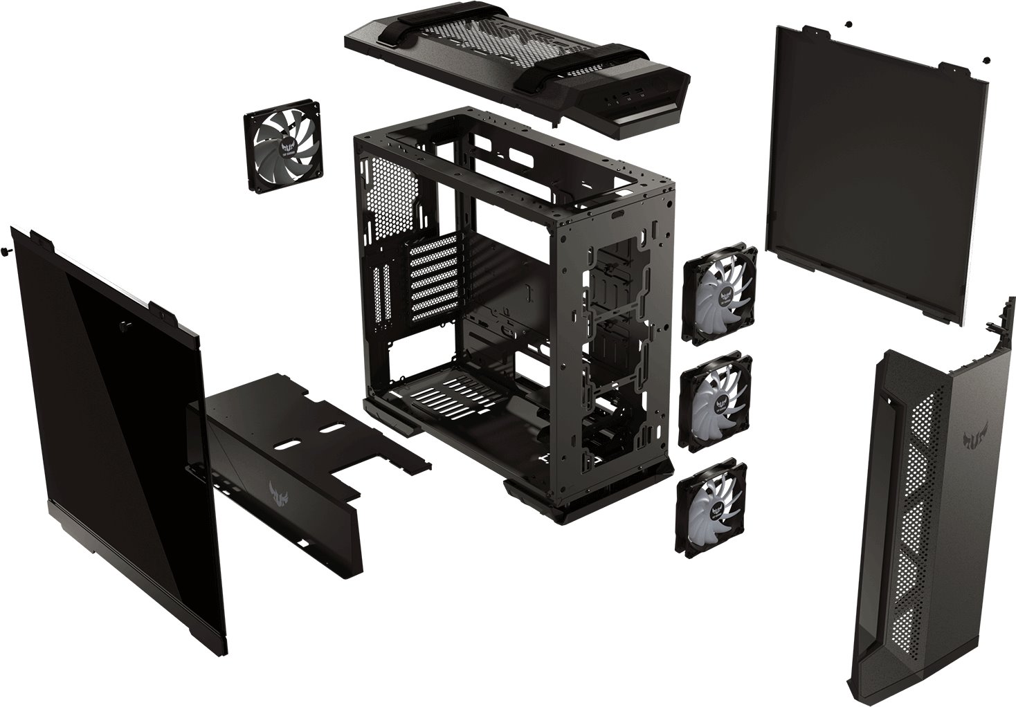 ASUS TUF Gaming GT501 Black 90DC0012-B49000