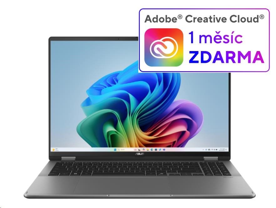 ASUS Vivobook 16 Flip TP3607SA-OLED113X Matná sivá