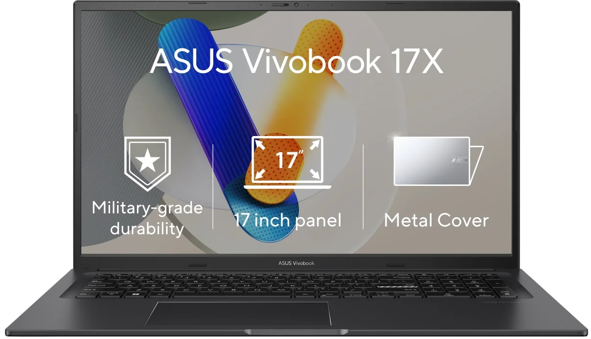 ASUS Vivobook 17X K3704VA-AU092W Indie Black kovový